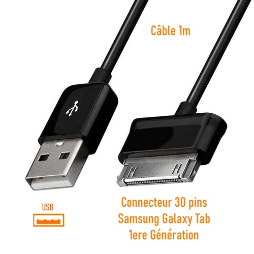 Câble usb pour samsung galaxy - usb,